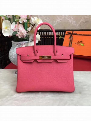 HERMES ROUGE GRENADE  BIRKIN BAG 2017 CLASSIC STYLE TOGO CALFSKIN 09
