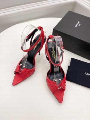 Saint Laurent 10cm Patent Leather Sandals 2022 Collection 012