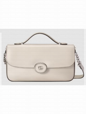 Gucci PETITE GG SMALL SHOULDER BAG 739721 white
