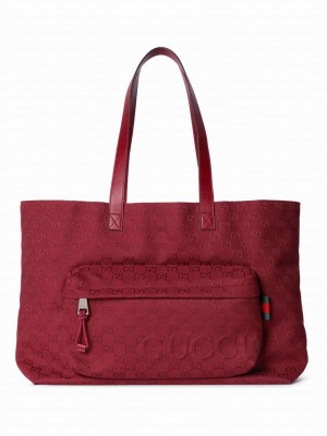 Gucci Large GG Tote Bag 802166 Red