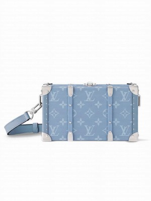 Louis Vuitton Wallet Trunk Taigarama M13562 Blue