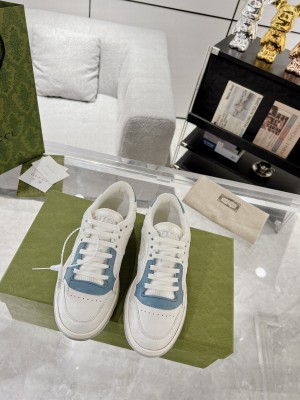 Gucci MAC80 Unisex Sneakers in Leather and Fabric 2023 02