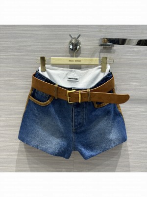 Miu Miu Two Piece Shorts With Belt