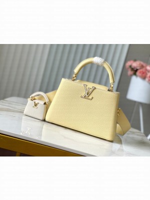 Louis Vuitton Capucines BB M24575 light yellow