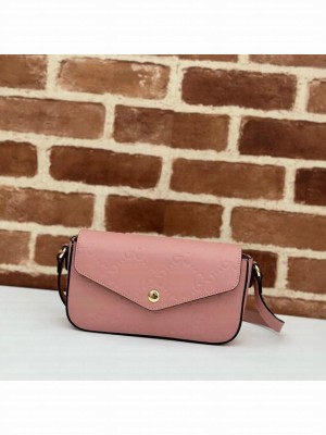 Gucci GG SUPER MINI SHOULDER BAG 781554 pink