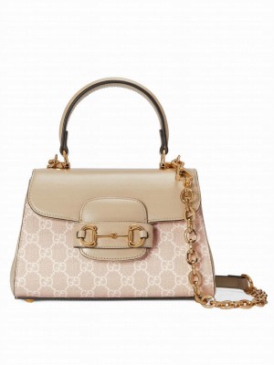 Gucci Horsebit 1955 Mini Bag 703848 Cream