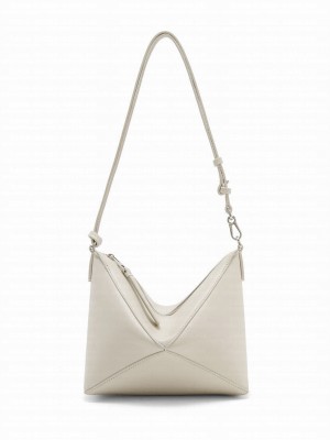 Loewe Bright Nappa Cow Leather Puzzle Fold Handbag Cream