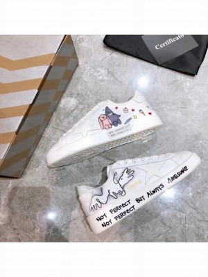 Golden Goose Graffiti White Calfskin Sneaker Spring/Summer 2021 Collection 47  