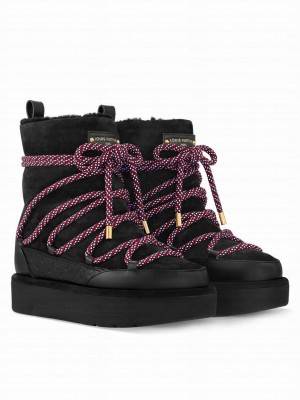 Louis Vuitton Women's Aspen Platform Ankle Boot 1AC75Y Black