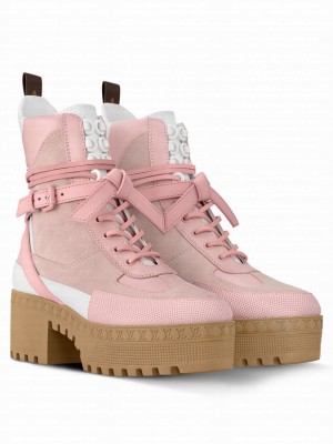 Louis Vuitton Women's Laureate Platform Desert Boot 1AD23N Pink