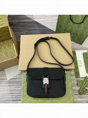 Gucci MINI GG CROSSBODY BAG 802100 black