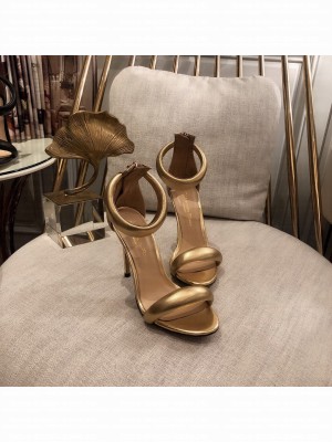 Gianvito Rossi BIJOUX 105/75 MM leather Sandals Spring/Summer 2021 Collection Gold