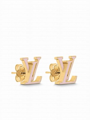 Louis Vuitton Women's LV Iconic Enamel Earrings Pink