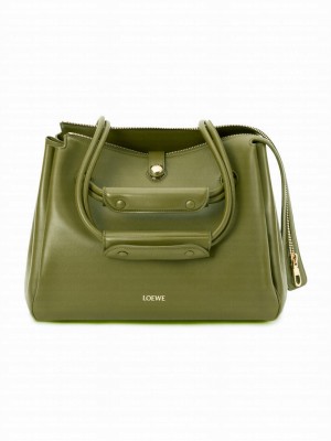 Loewe Medium Madrid Bag AB1X01 Green