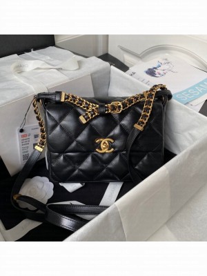CHANEL 23K Shoulder Bag AS4305 black