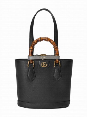 Gucci Diana Small Tote Bag 750396 Black