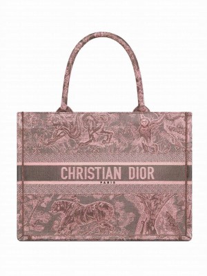 Christian Dior Medium Dior Book Tote Pink