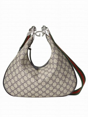 Gucci Attache Large Shoulder Bag 702823 Dark Blue