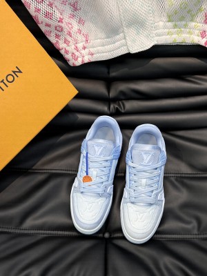 Louis Vuitton Men's LV Trainer Sneakers 2023 042
