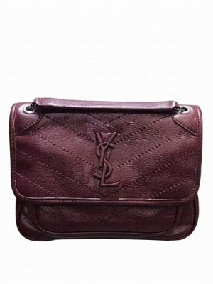 Saint Laurent Baby Niki Chain Bag 5330370 Mauve