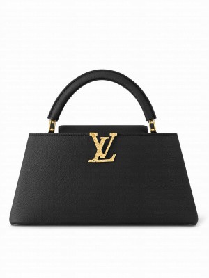 Louis Vuitton Capucines East-West MM M24664 Black
