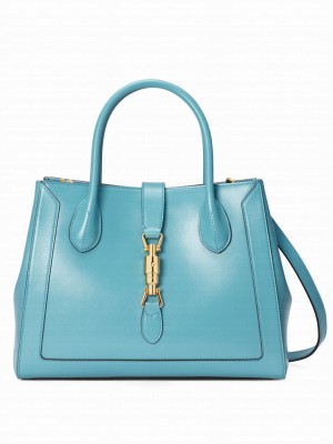 Gucci Jackie 1961 Medium Tote Bag 649016 Blue