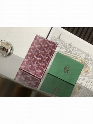 Goyard Saint-Pierre Card Wallet Burgundy