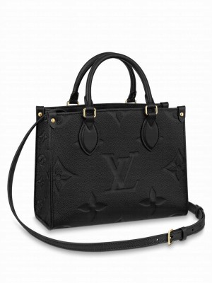 Louis Vuitton Onthego PM Tote Bag M45653 Black