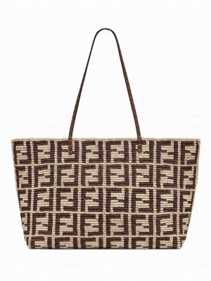 Fendi Large Roll 8BH425 Coffee