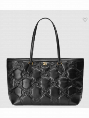 Gucci GG Matelasse leather medium tote 631685 black