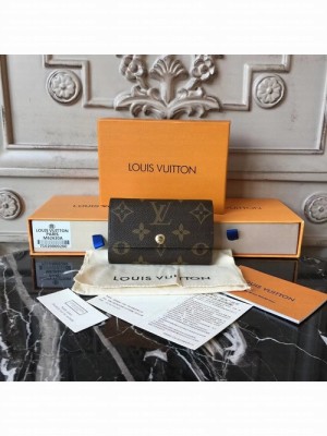 Louis Vuitton 6 Key Holder Wallet Monogram Canvas Fall/Winter 2017 Collection M62630A, Brown