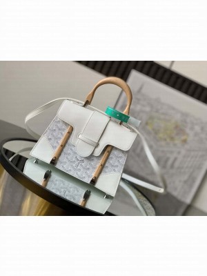Goyard Saïgon Structuré Mini Bag White