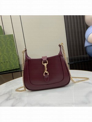GUCCI JACKIE NOTTE MINI BAG 782889 Rosso Ancora