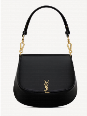 SAINT LAURENT VOLTAIRE TOP HANDLE IN BOX 800846 BLACK