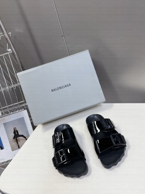 Balenciaga Unisex strap slides black
