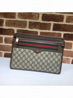 Gucci GG Canvas Web Zip Pouch 597619 2019 Collection