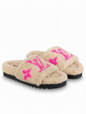 Louis Vuitton Women's Paseo Flat Comfort Mule Apricot
