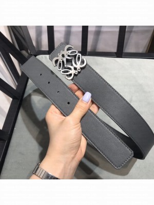 Loewe Width 38mm Leather Belt With Anagram Buckle 027