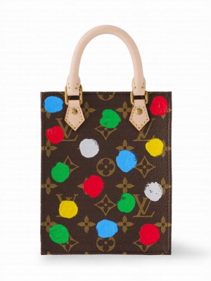 Louis Vuitton LV X YK Petit Sac Plat Tote Bag M81867 Brown