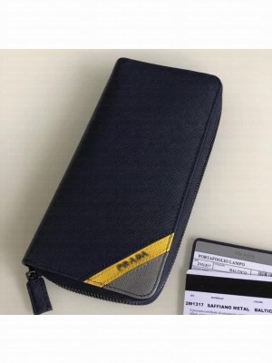 Prada Leather Men's Document Holder Wallet 2ML317 2M1317 11