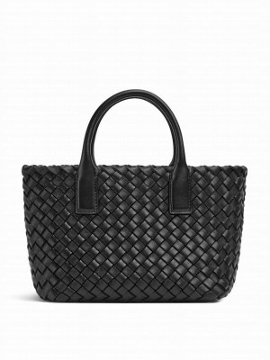 Bottega Veneta Mini Cabat Black