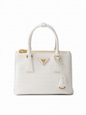 Prada Small Prada Galleria Saffiano Leather bag 1BA896 White
