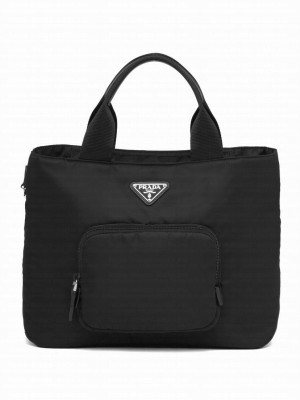Prada Nylon Tote Black