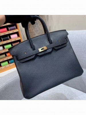Hermes Birkin 25cm Bag in Original Epsom Leather Black