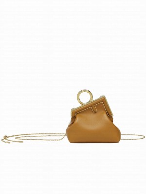 Fendi Nano First Charm 7AS051 Coffee