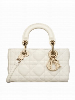 Christian Dior Micro Lady d-Joy Bag Cream