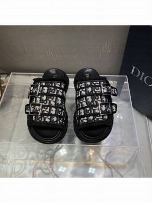 Dior Dior D-Wander Flat Slide Sandals Beige 2022 Collection