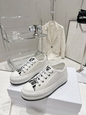 Dior Walk'n'Dior Low-top Platform Sneakers White