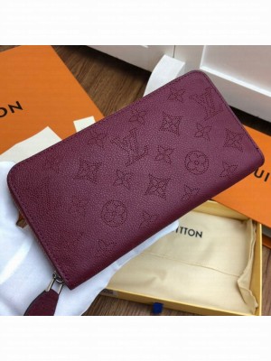 Louis Vuitton Perforated Monogram Calfskin Long Zippy Wallet M58428 Burberrygundy 2019 Collection