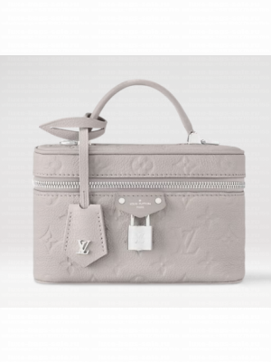 Louis Vuitton NEW Vanity Chain Pouch M13593 Brume Gray